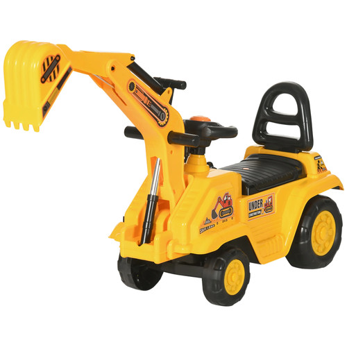 Kids ride excavator - ride-on, tractor