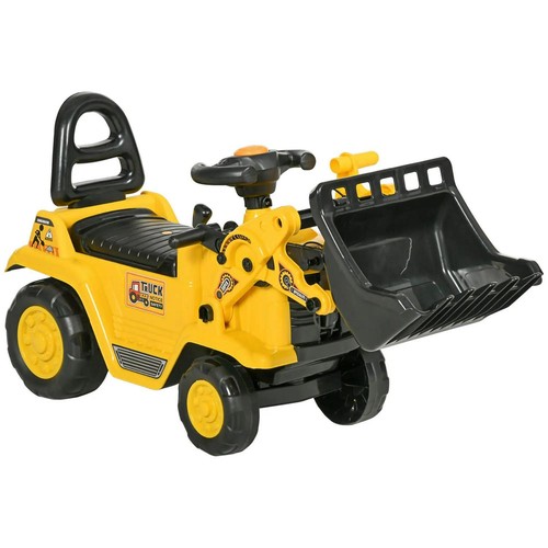 Homcom ride bulldozer kids - ride-on,