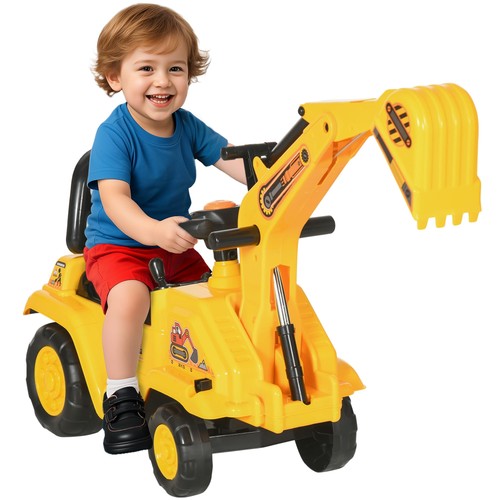 Kids ride tractor - on,