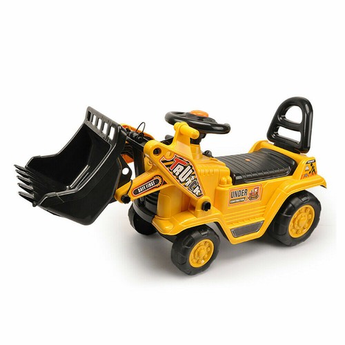 Kids ride construction - kids, on