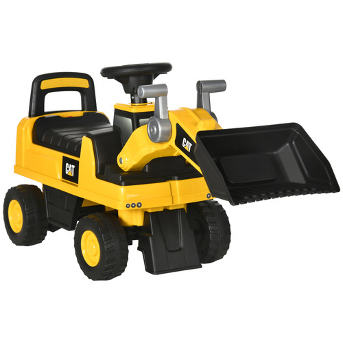 Kids ride excavator digger - kids, on