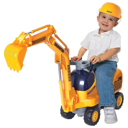 Kids ride excavator digger - ride,