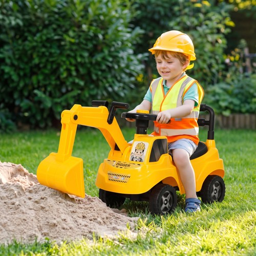 Ride toddler excavator toy - ride,