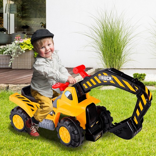Kids ride excavator toy - kids,