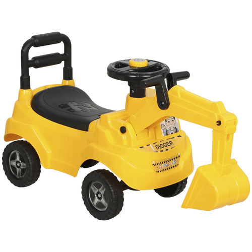 Kids ride excavator digger - ride,