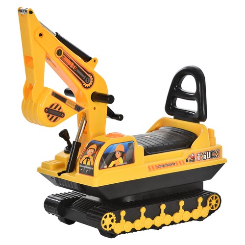 Ride excavator digger toy - , on