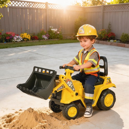 Ride tractor in - on,