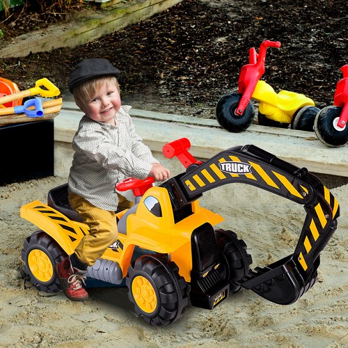 Kids ride excavator - excavator, toy