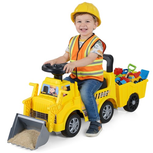 Costway ride excavator - costway, kids
