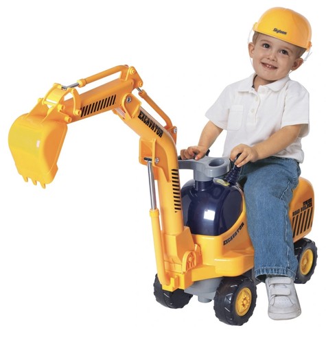Kids micro excavator ride - kids,