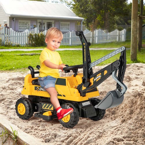 Kids ride excavator - excavator,