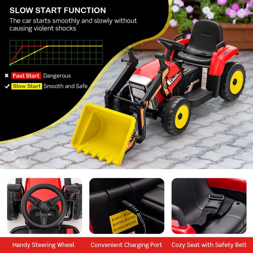 Ride toy excavator 12v - ride,